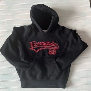 Temple University Cropped Hoodie